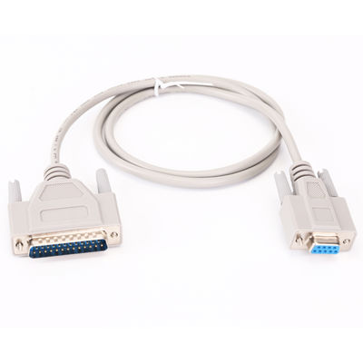 50cm D-SUB-Kabel 25-Pin-Anschluss Männlich bis 9-Pin-Weiblich Drucker-Erweiterungsdatenkabel