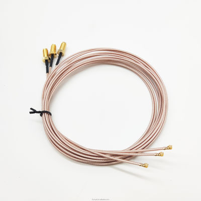Koaxiale benutzerdefinierte HF-Kabel SMA weiblich bis Ipex4 Gen4 Mhf4 Kabelmontage RG178