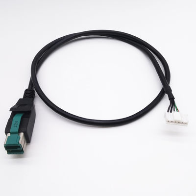 12V 24V angetriebener USB-Mann-JST-Anschluss