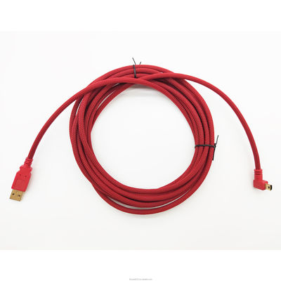 USB 2.0 USB A Männlich nach rechts Micro USB Kabel Schnellladekabel