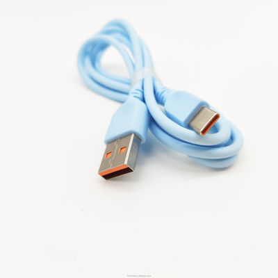 Customized Farb-Logo Schnellladung USB C-Kabel Männlich USB A bis Typ C-Kabel