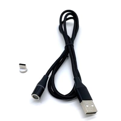 Schnell aufladen 5A 6A 3 in 1 Magnet-USB-Kabel Flexible USB C Micro USB