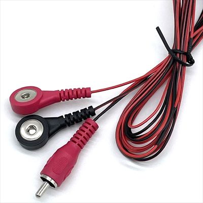 Medizinisches Kabel RCA zum Knopfknopf Schnapp