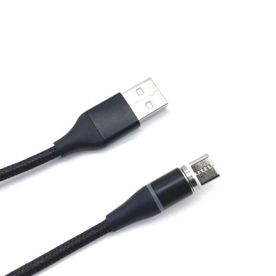 3 in 1 Magnet-USB-Kabel mit USB 2.0-Anschluss und flexibler PVC-Jackette